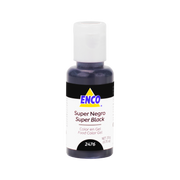 Color en gel Super Negro de .20 g Enco.